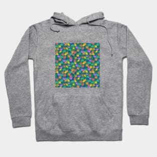 Wild Flowers- navy Hoodie